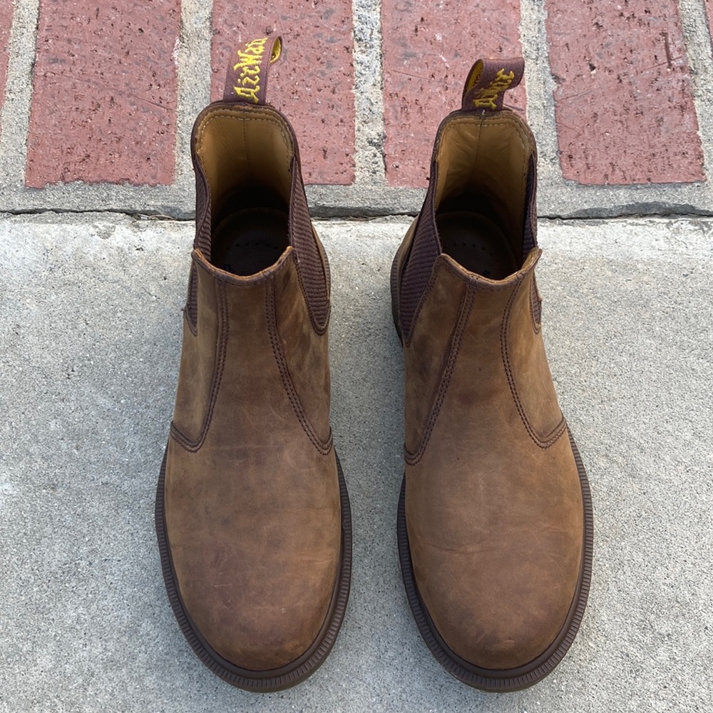 Dr. Martens Tan Leather Chelsea Boots